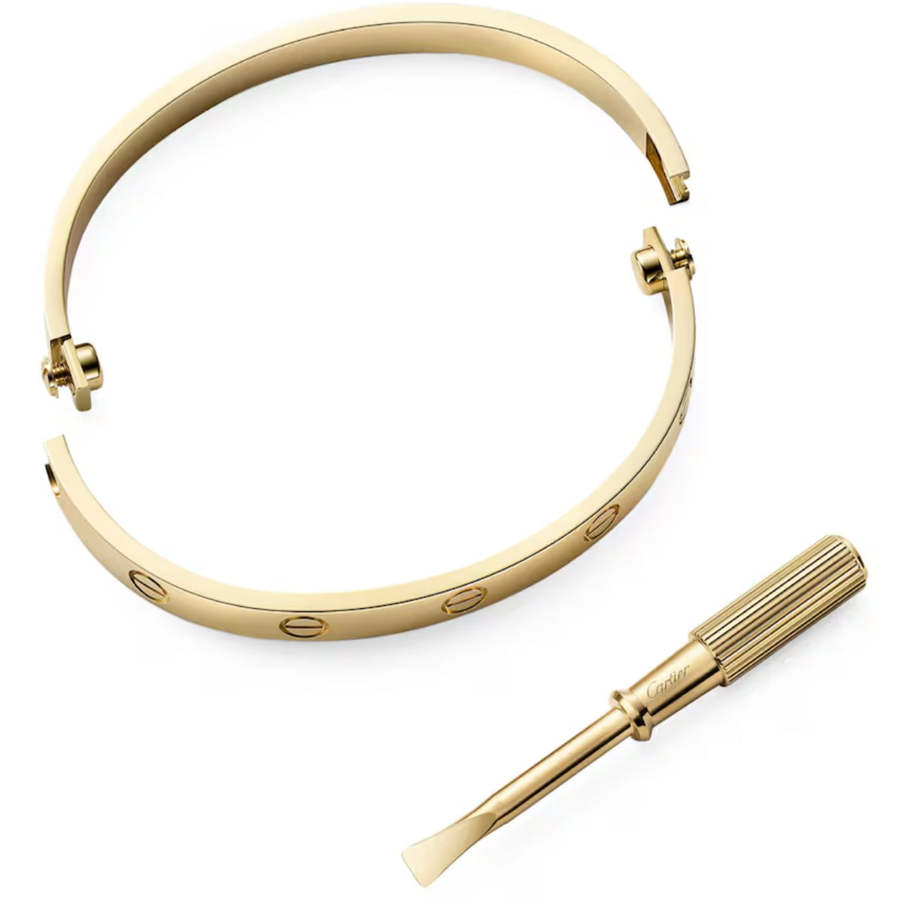 C Lock Bracelet Gold
