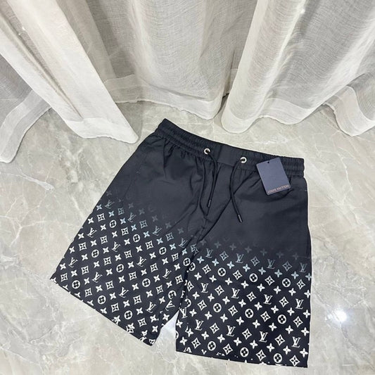 L Black Ombré Swimming Shorts