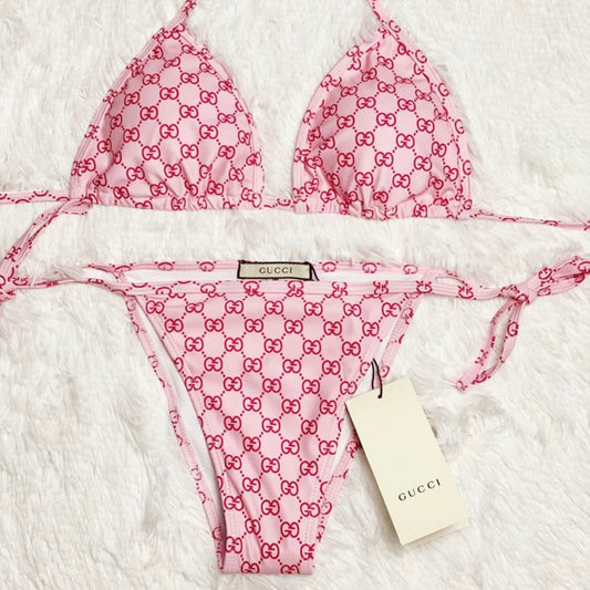 G Tie Up Bikini Pink