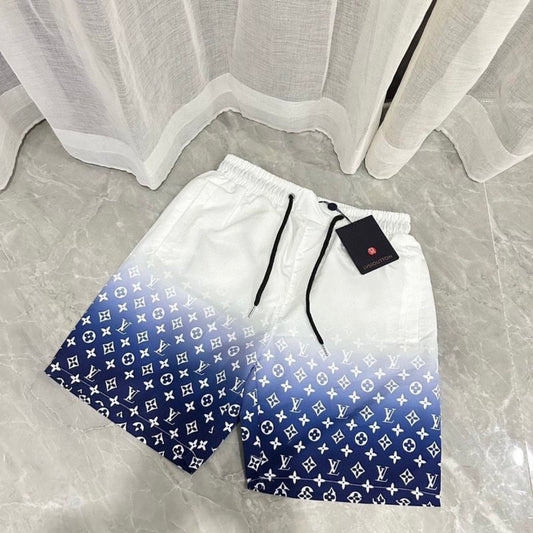 L Blue Ombré Swimming Shorts